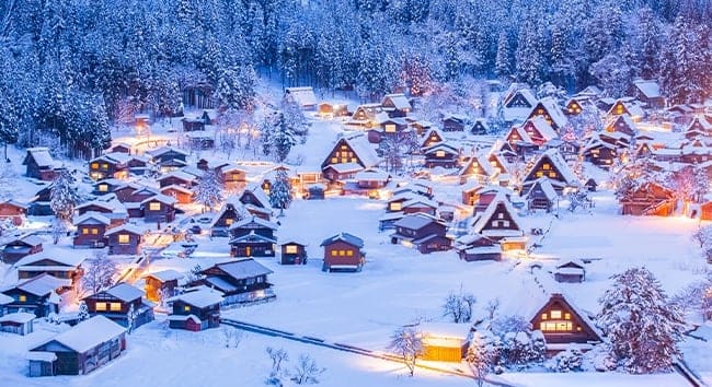 Best Places for a White Christmas in Usa
